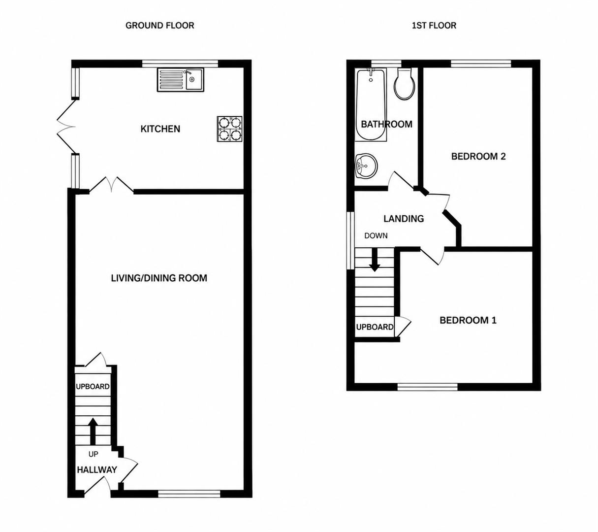 61, Twelve Acres, Braintree floorplan