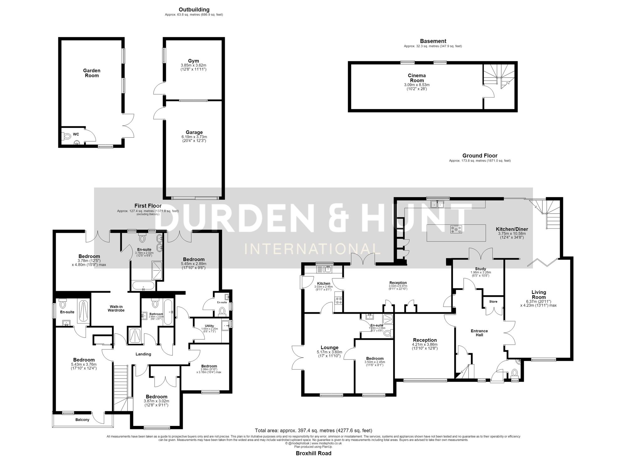 The Earles Broxhill Road, Romford floorplan