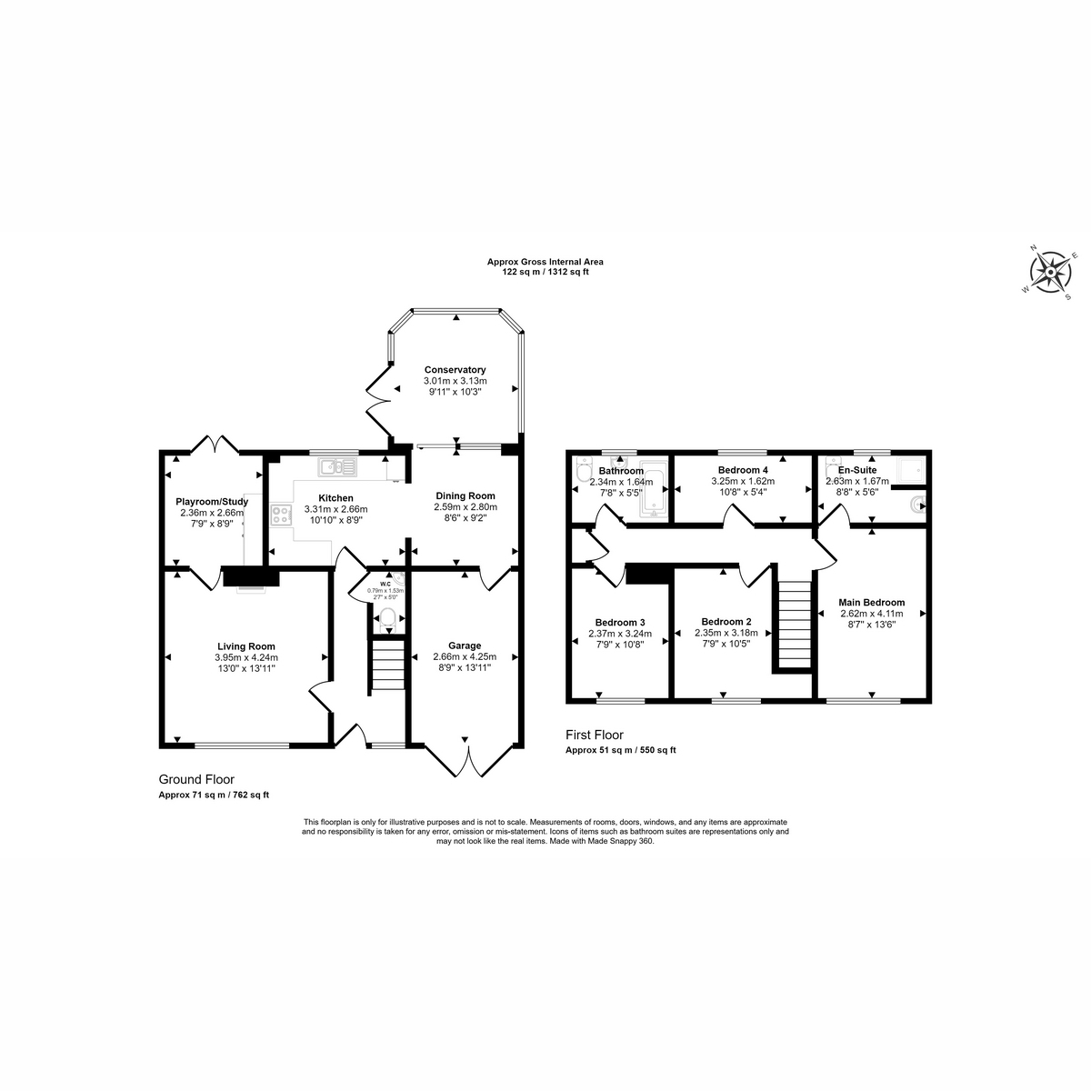 2, Christopher Close, Newton Flotman floorplan