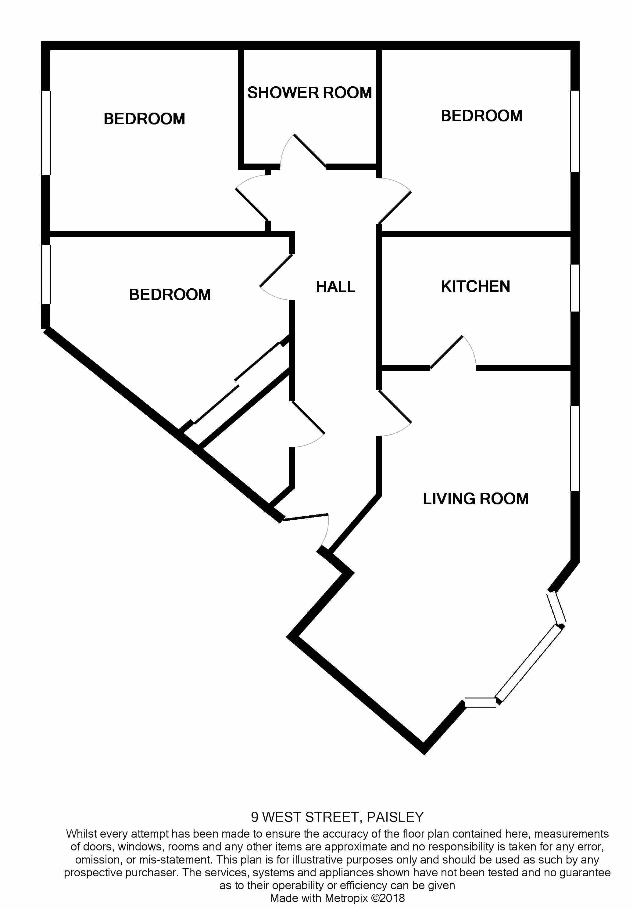 3 Bedrooms Flat for sale in West Street, Paisley PA1
