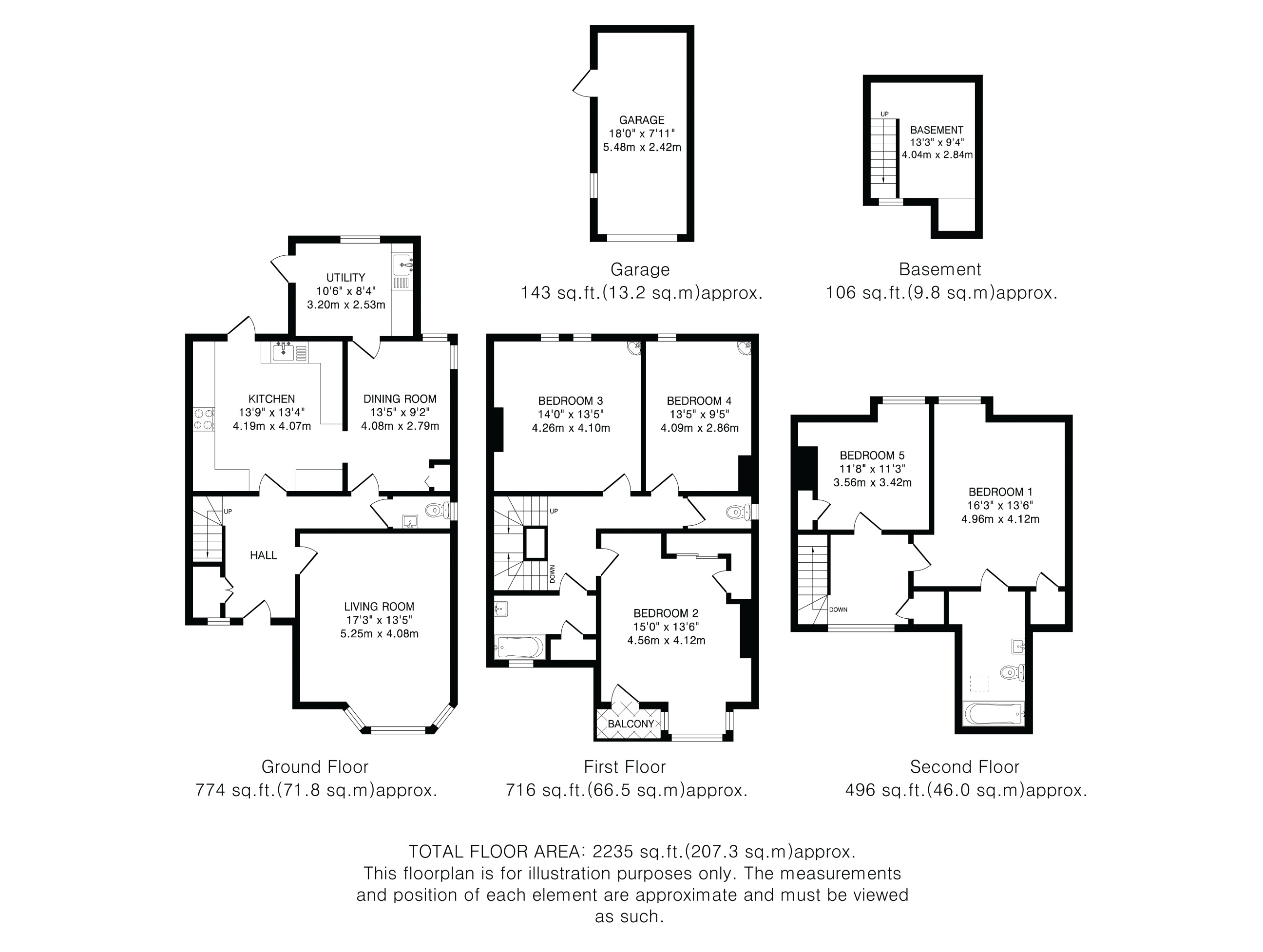 60, Clarence Road, St Albans floorplan