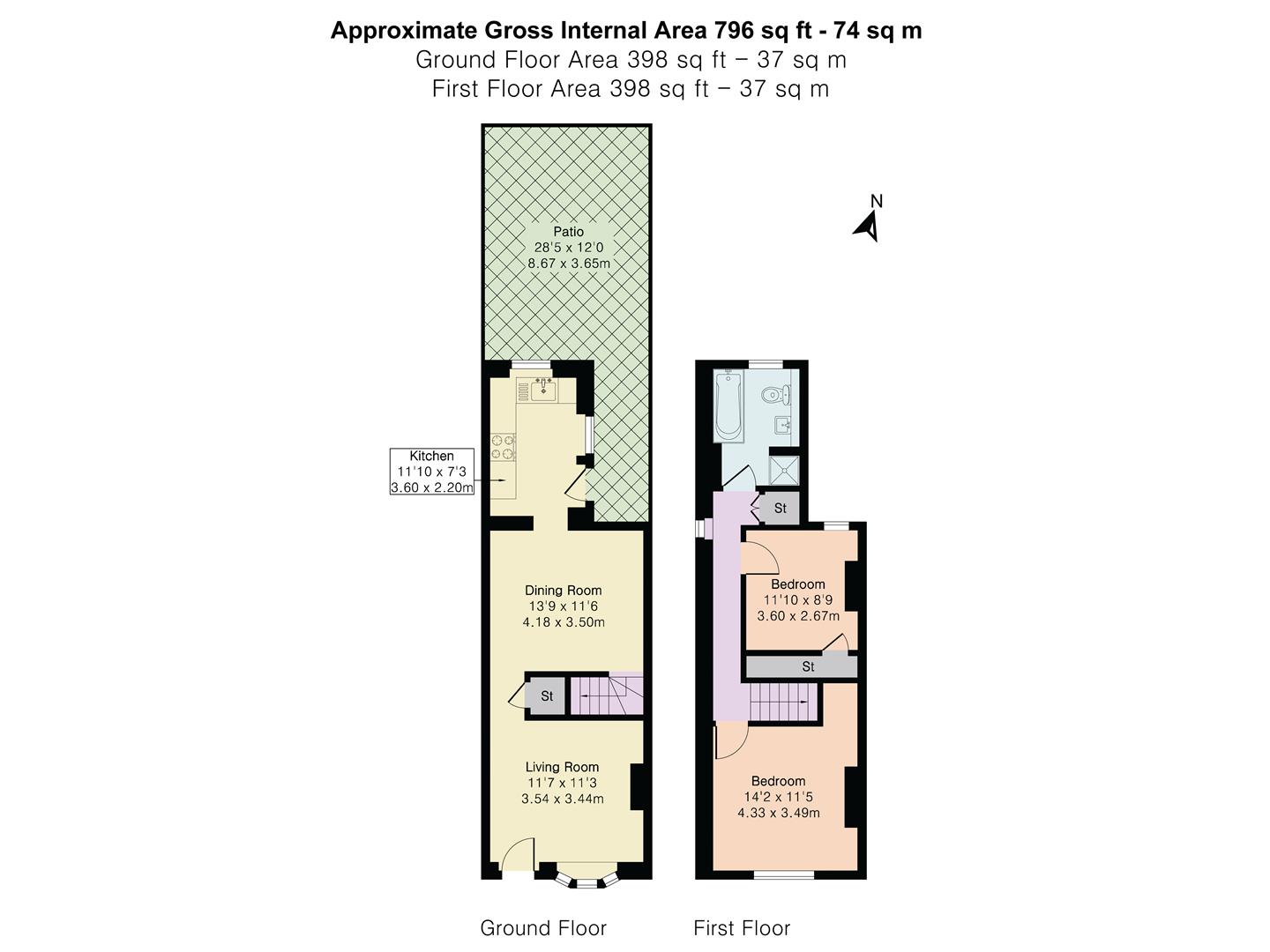 15, Acre Road, Kingston Upon Thames floorplan