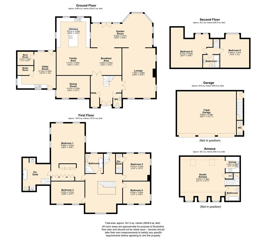 6 Bedrooms Detached house to rent in Forest Road, Hanslope, Milton Keynes MK19