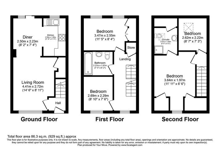 8, Larch Close, London floorplan