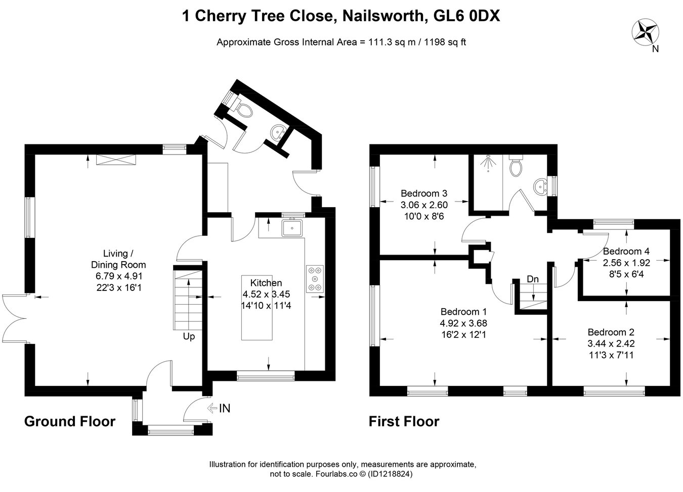 1, Cherry Tree Close, Nailsworth floorplan