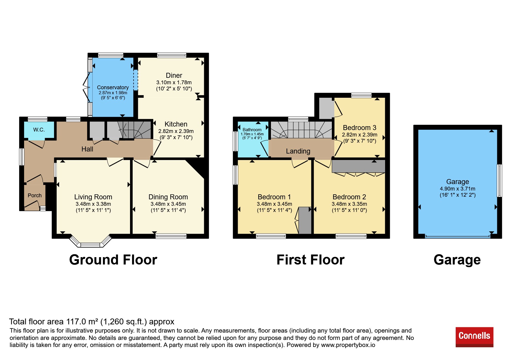 3, Burrow Lane, Sidmouth floorplan