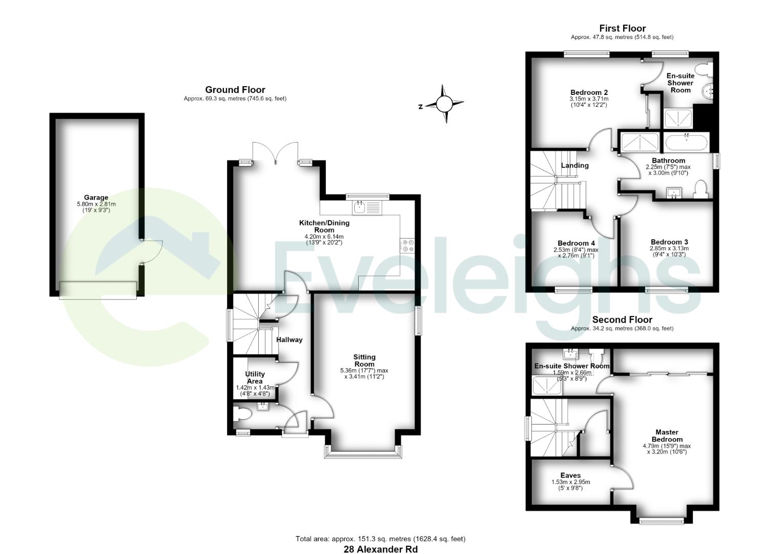 28, Alexander Road, Bristol floorplan