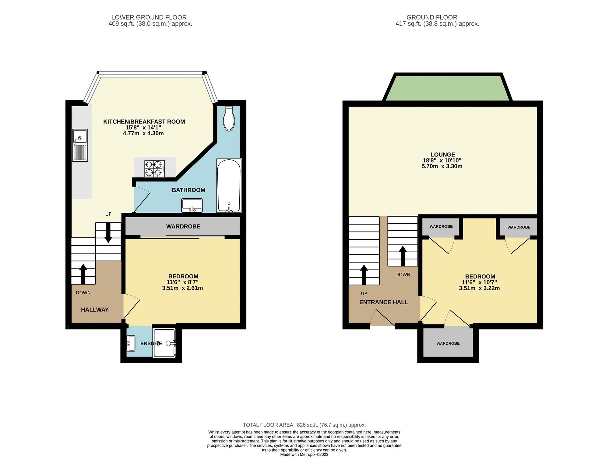 Flat 1c, Woodcote Hall Woodcote Road, Epsom floorplan