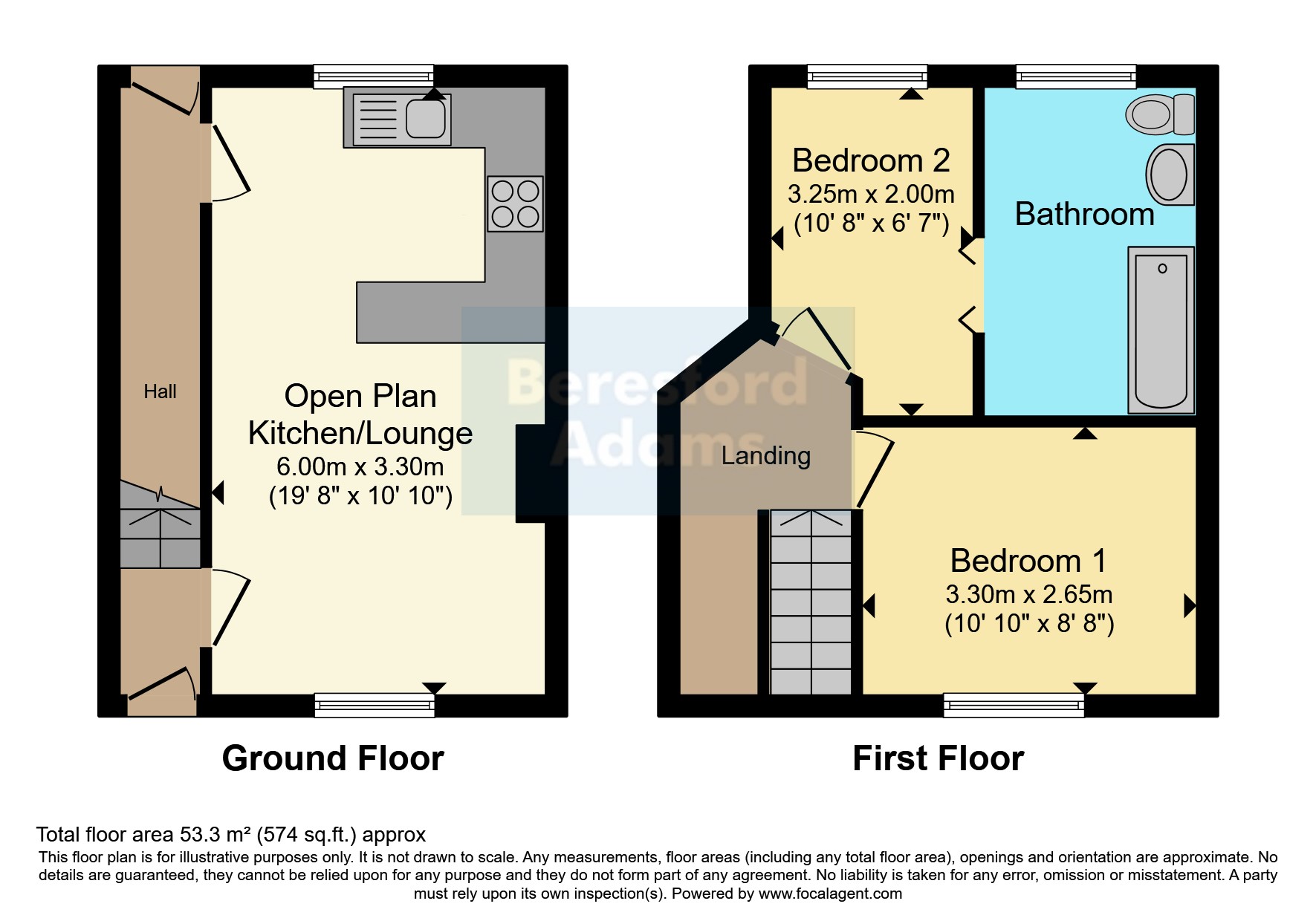 22, Dale Street, Isle of Anglesey floorplan