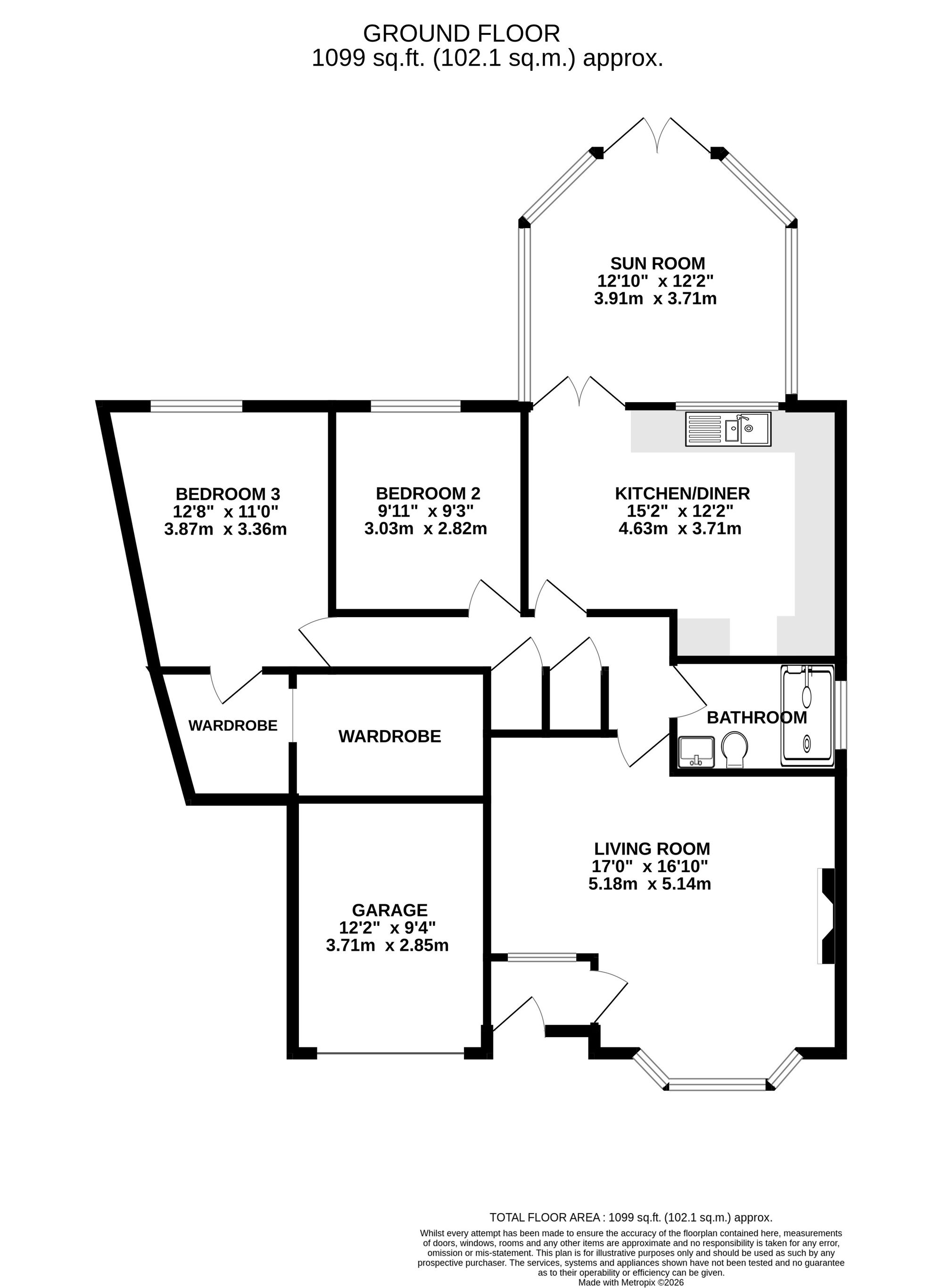 Tilstone Close, Crewe floorplan