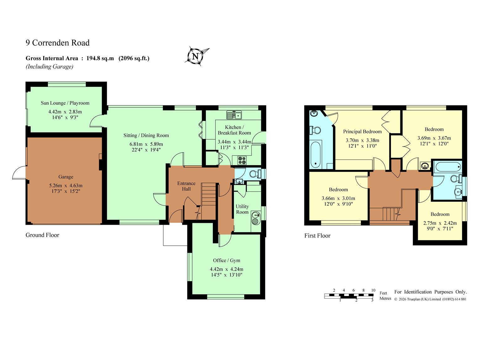 9, Correnden Road, Tonbridge floorplan