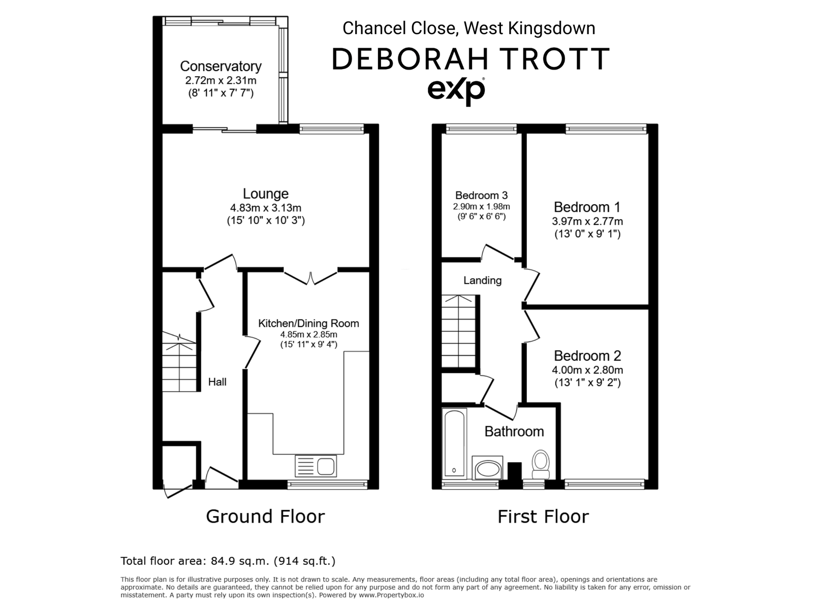 13, Chancel Close, Sevenoaks floorplan
