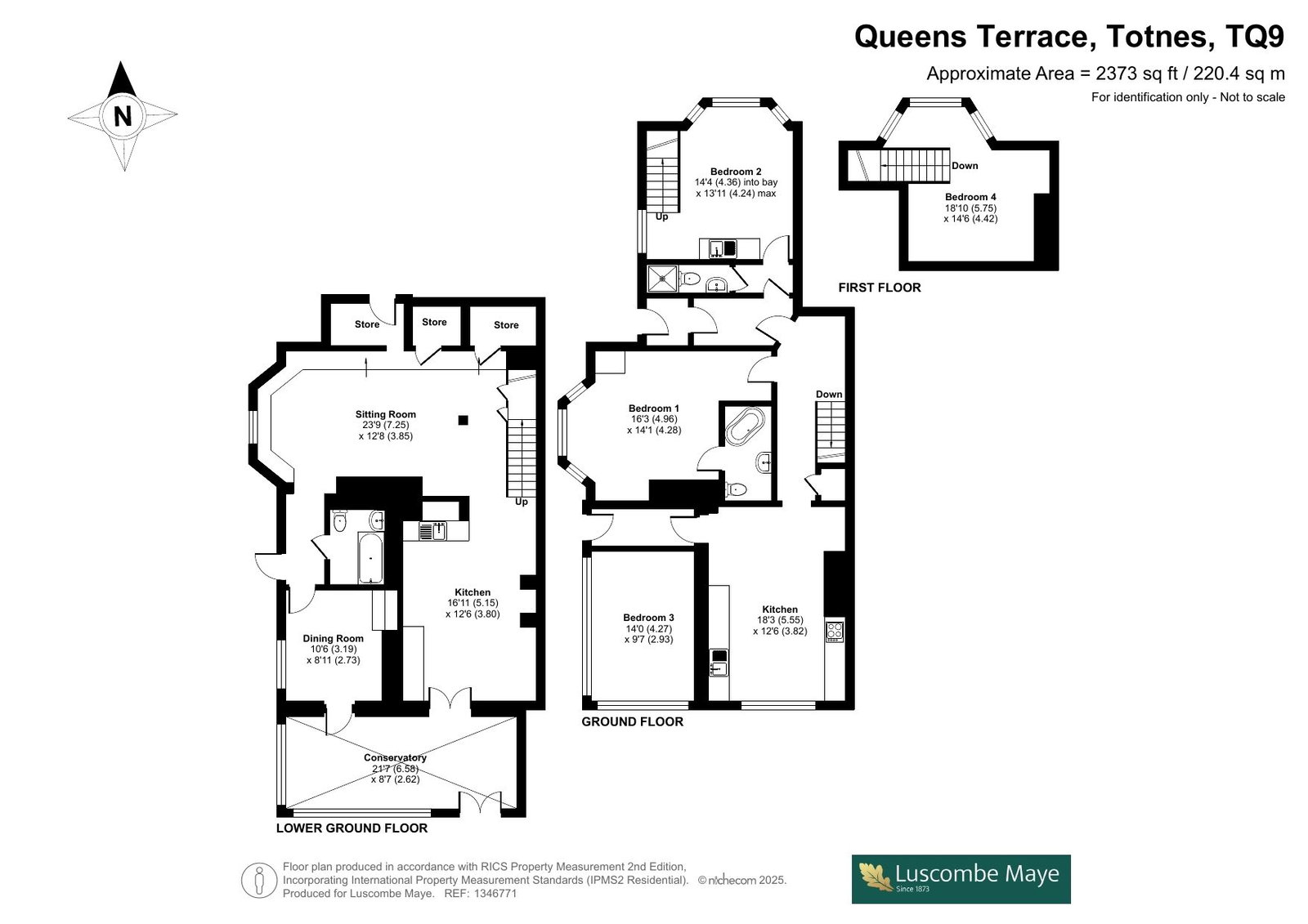9, Queens Terrace, Totnes floorplan
