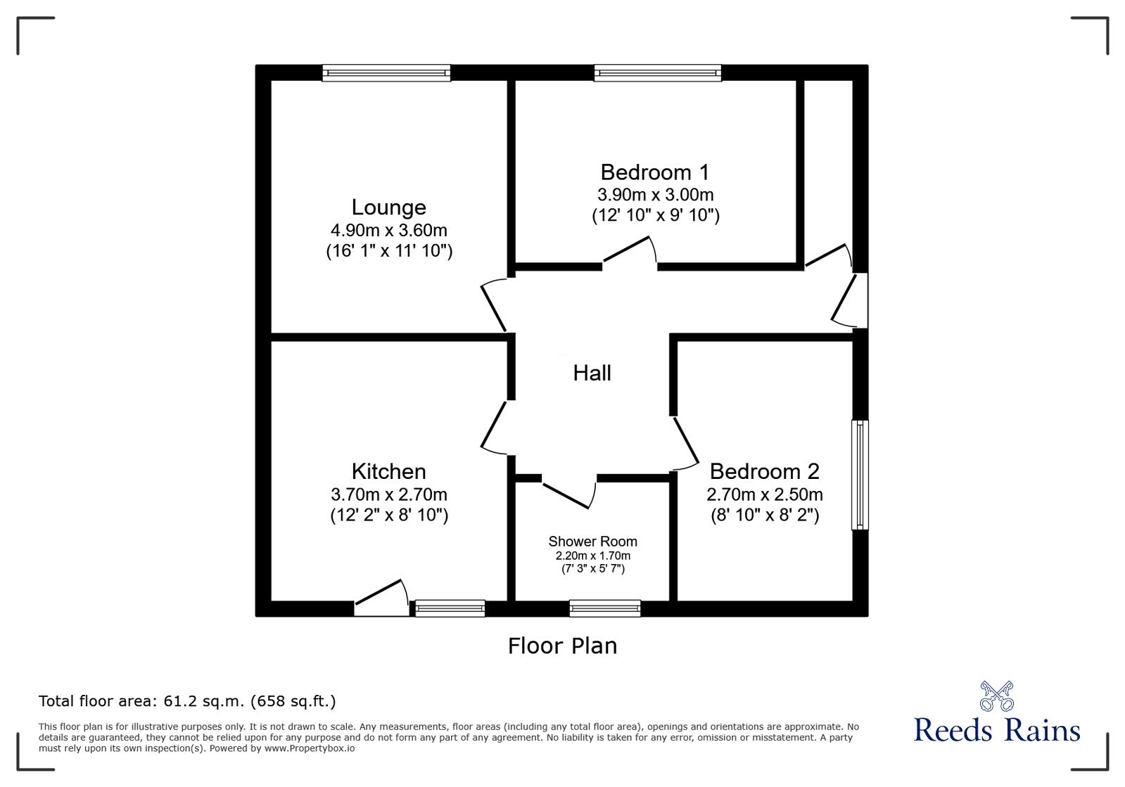 53, Denham Walk, Tyne and Wear floorplan