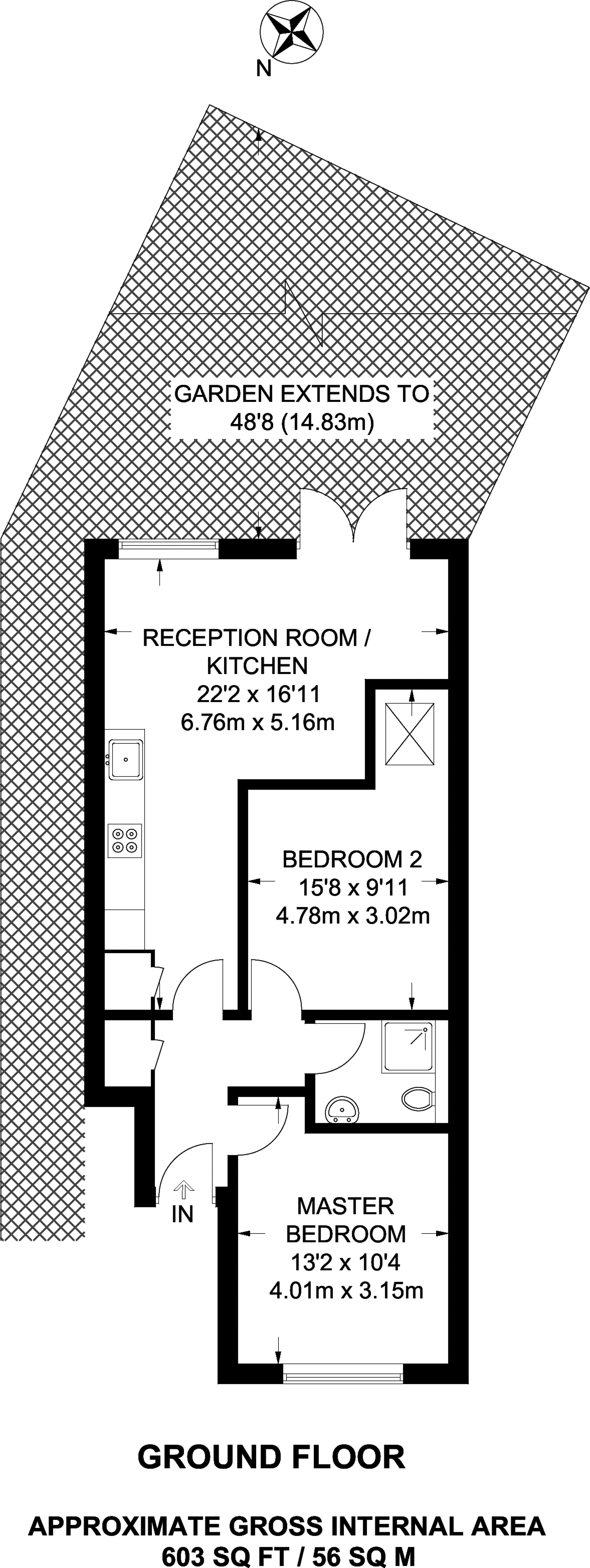 2 Bedrooms Flat to rent in Shrewsbury Lane, Shooters Hill SE18