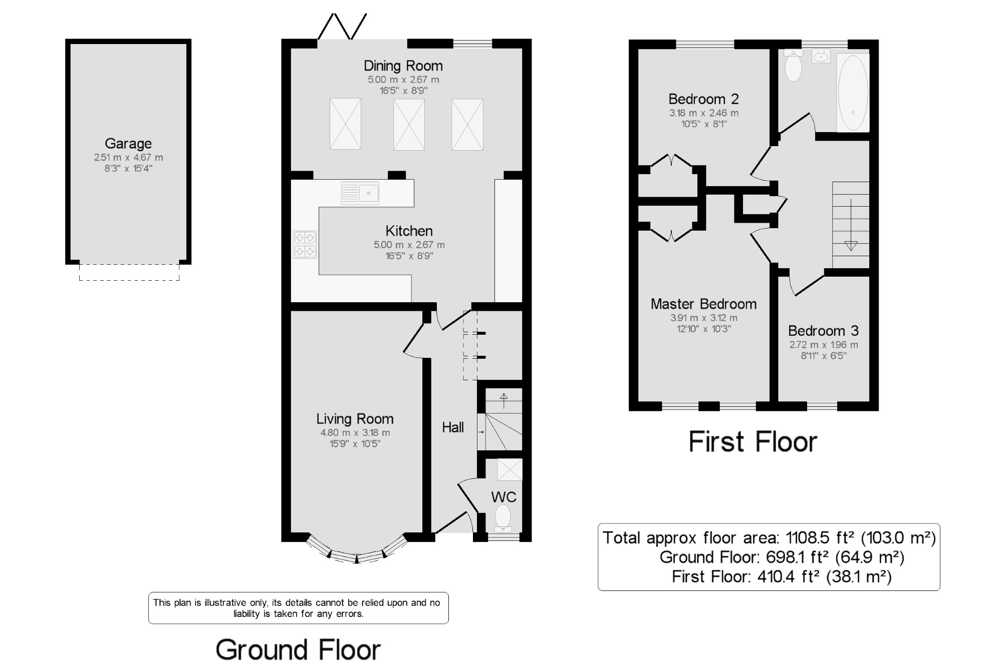 3 Bedrooms Terraced house for sale in West Byfleet, Surrey KT14