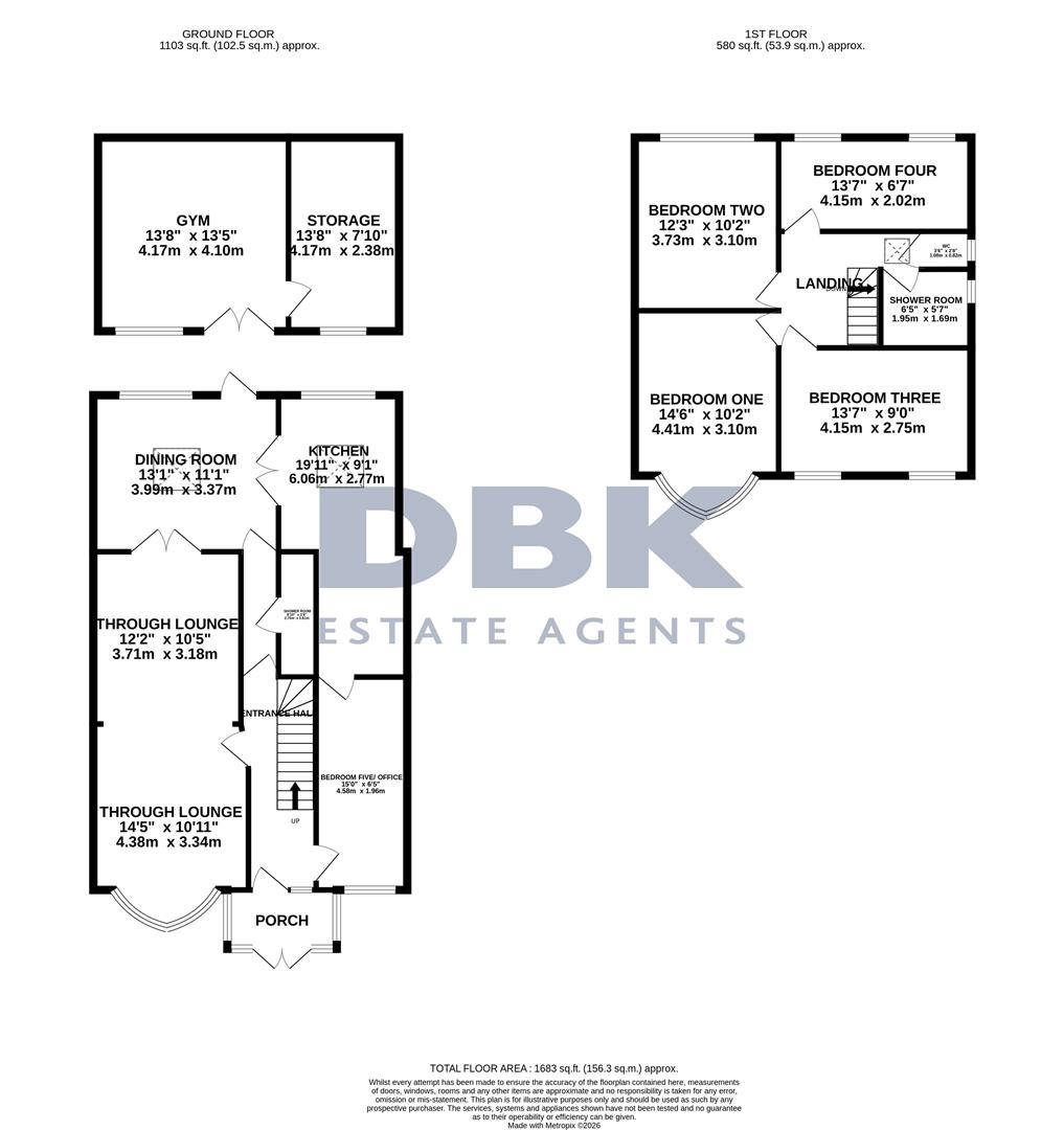 114, Springwell Road, Heston floorplan