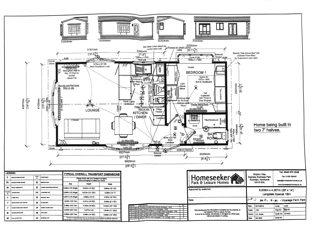 1 Bedrooms Mobile/park home for sale in Vicarage Park, Coastle Road, Ffynnongrayw, Flintshire CH8