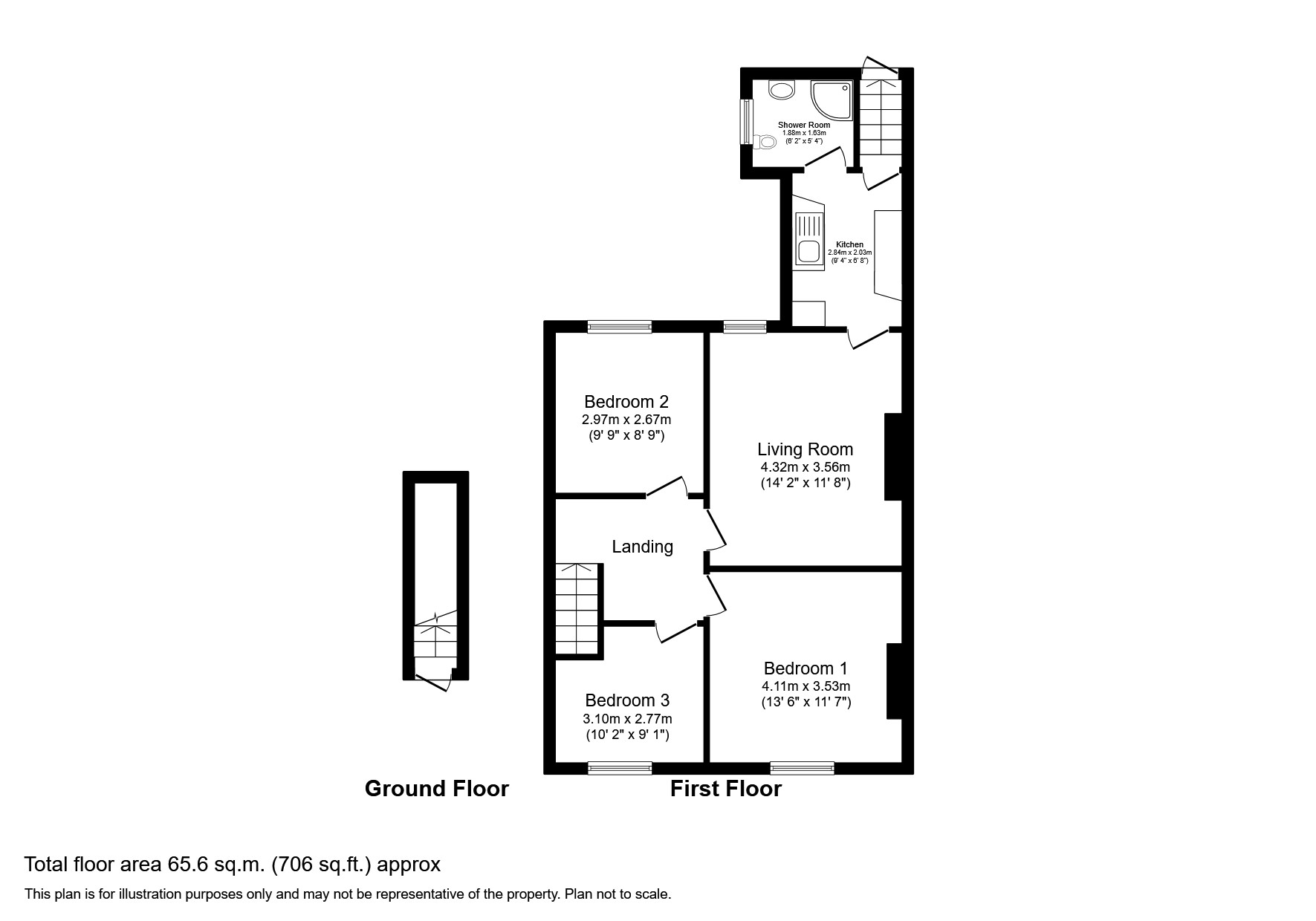 97, Collingwood Street, Hebburn floorplan