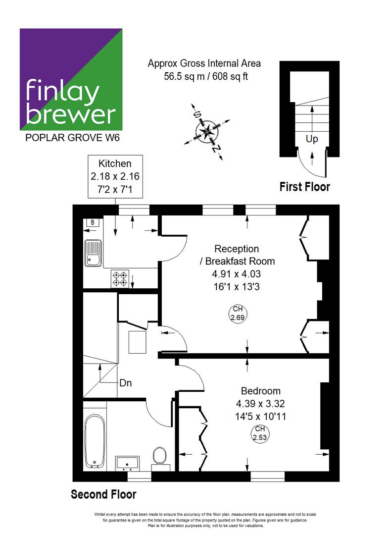 TFF, 32, Poplar Grove, London floorplan