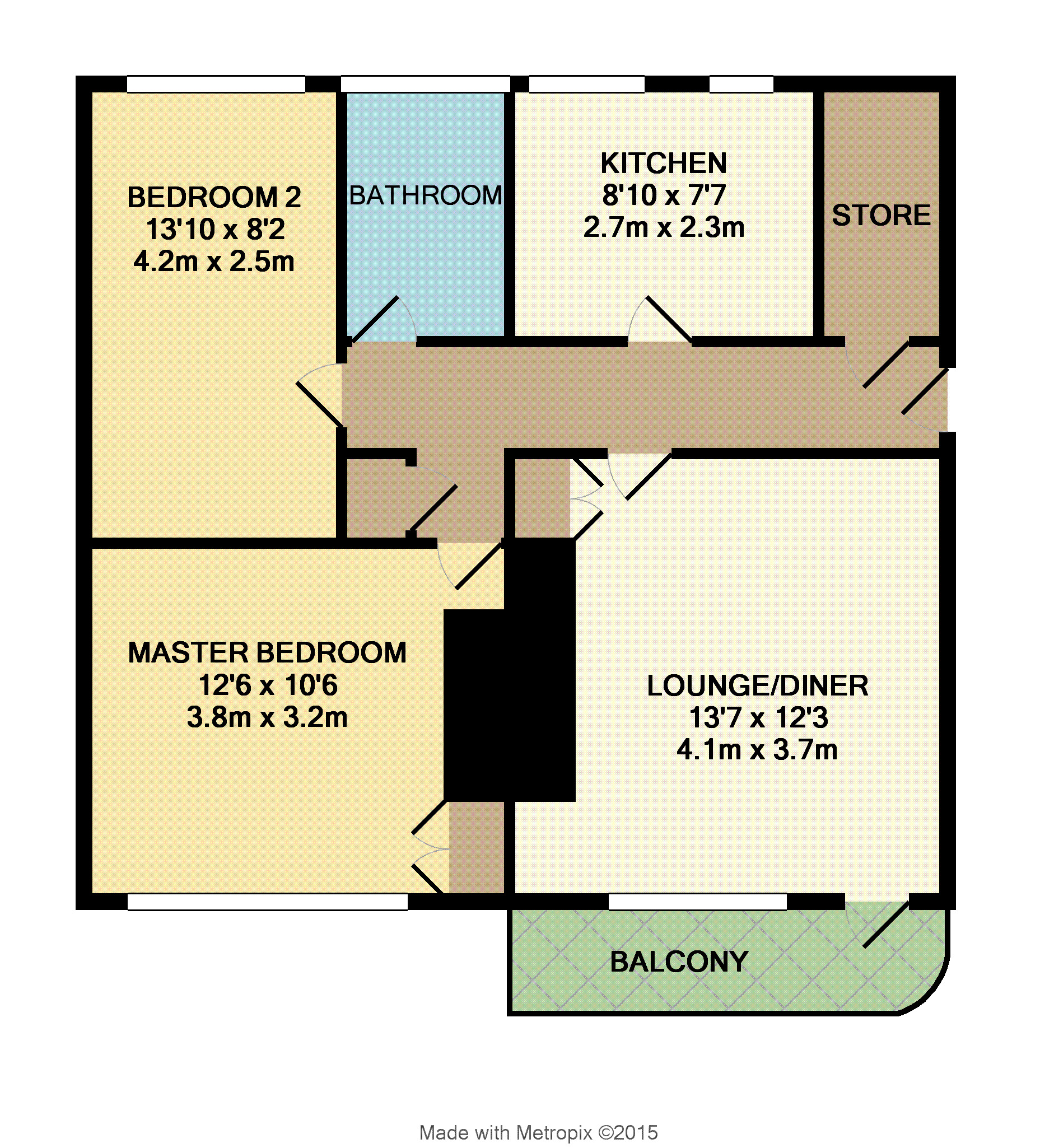29 St Peters House, Castle Street, Northampton, Castle Street, Northampton, Northampton floorplan