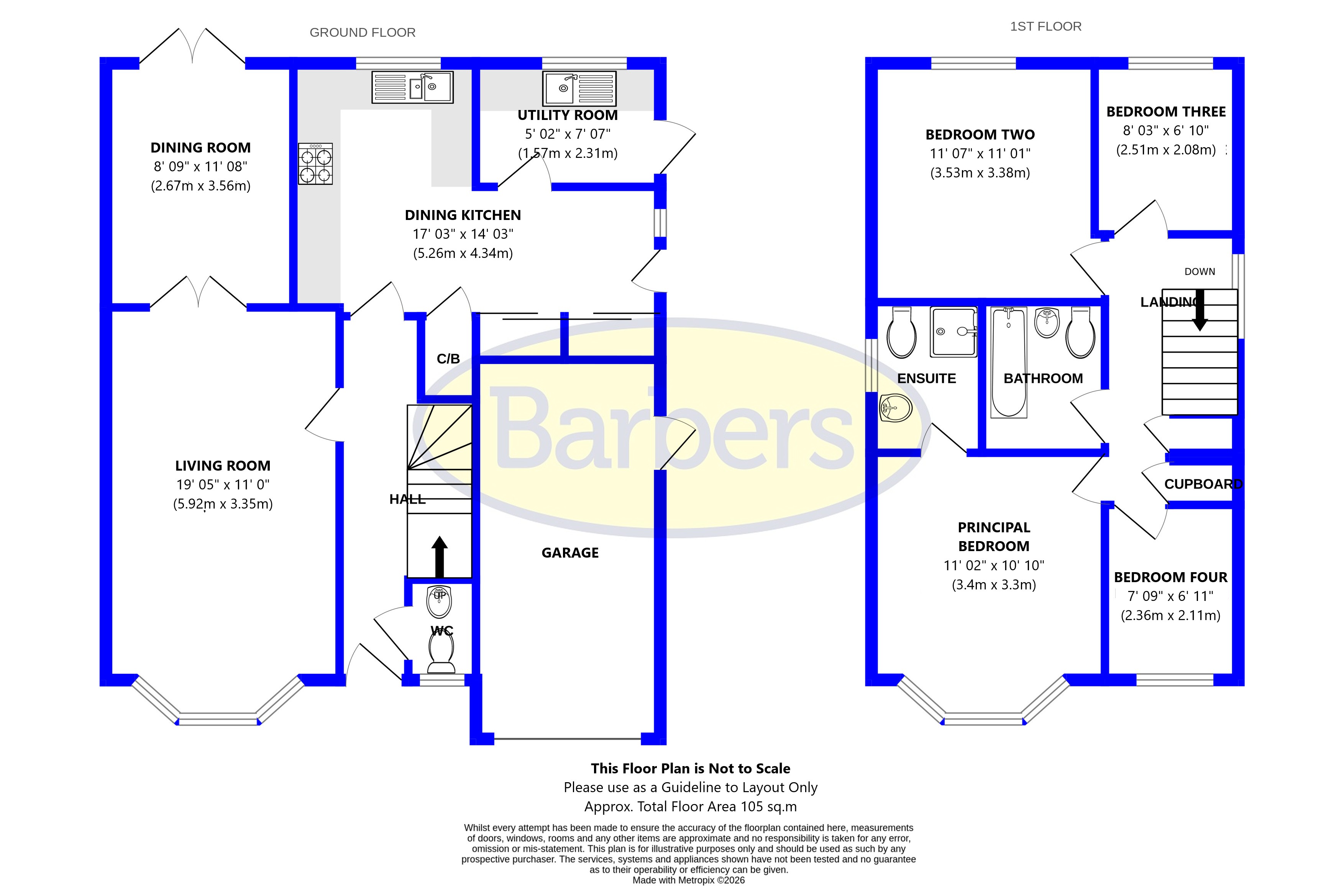 5, Donaldson Drive, Market Drayton floorplan