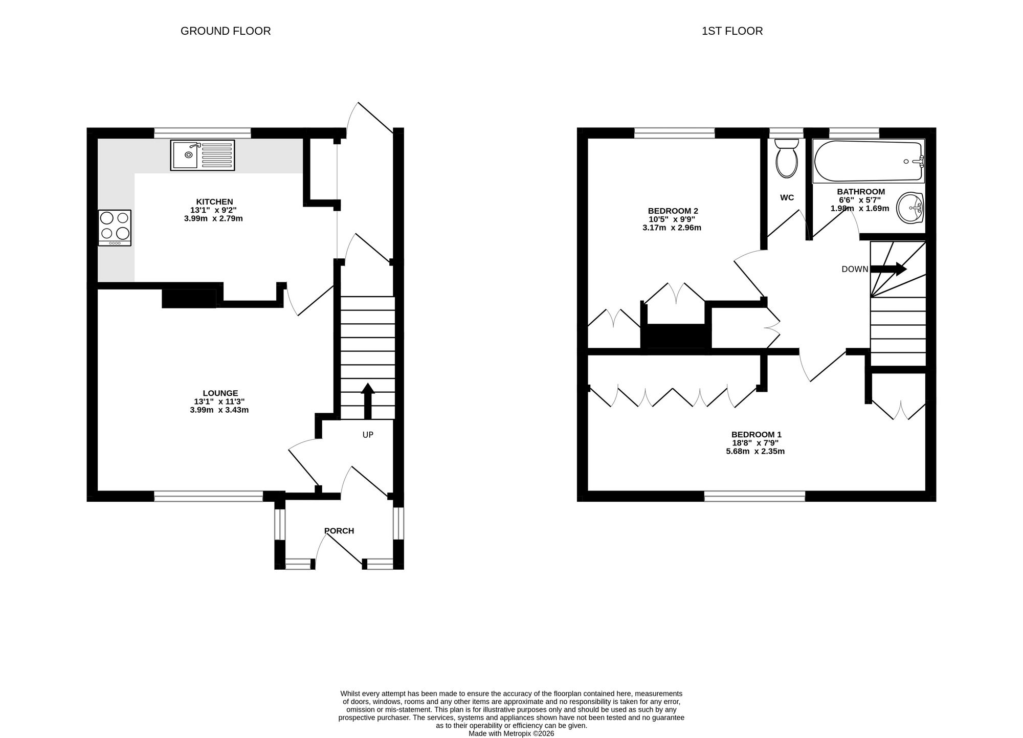 12 Oxhey Drive, Watford floorplan