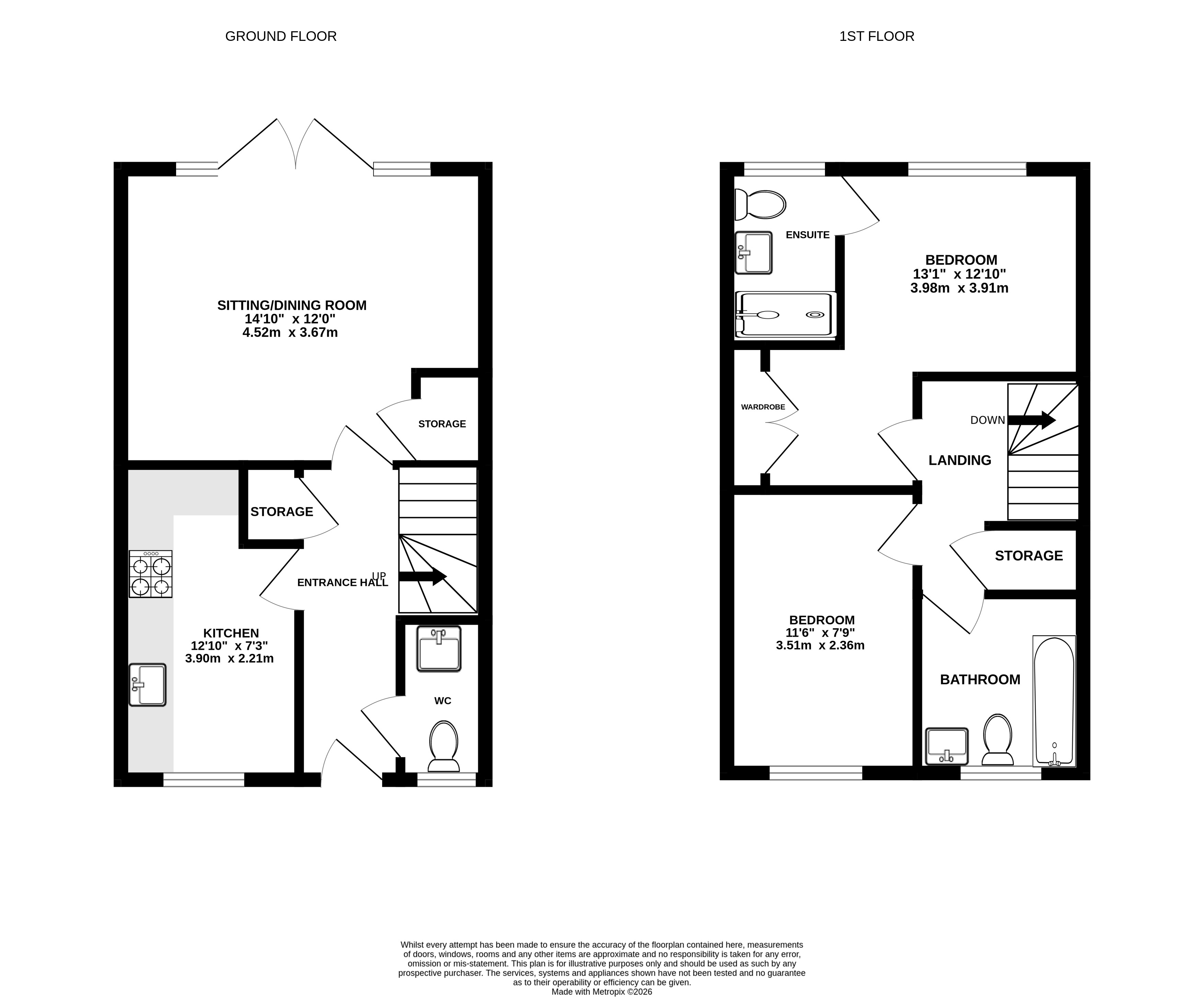 1, Heath Lane, Camberley floorplan