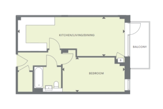 865 South Oxhey Central, Station Approach, Hertfordshire floorplan