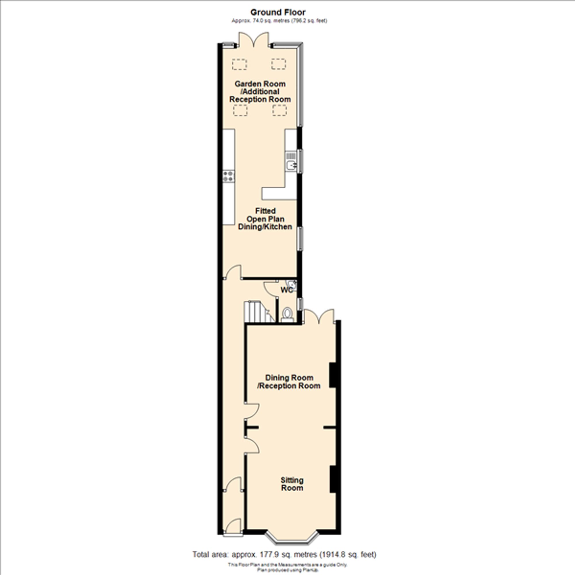 32 West Avenue, Leicester floorplan