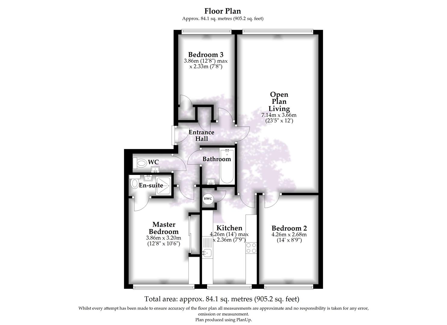 Flat 20, Grange Court Road, Henleaze floorplan