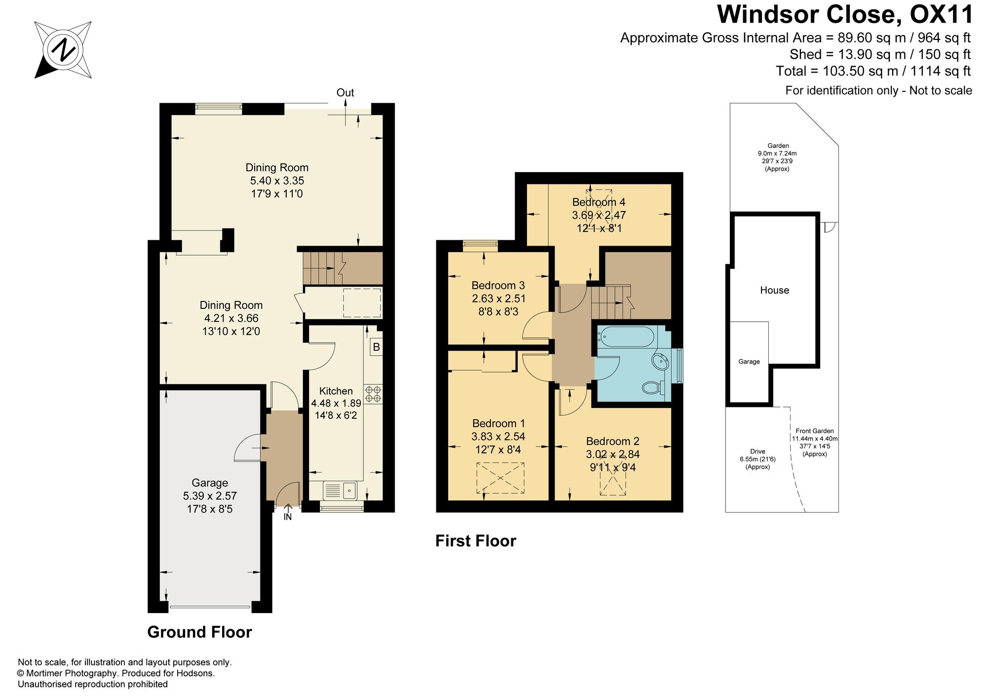 6 Windsor Close, Didcot floorplan