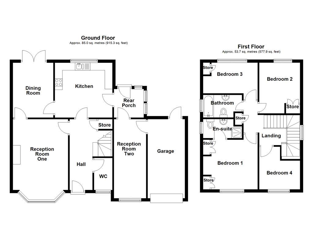 3, Aspen Fold, Accrington floorplan