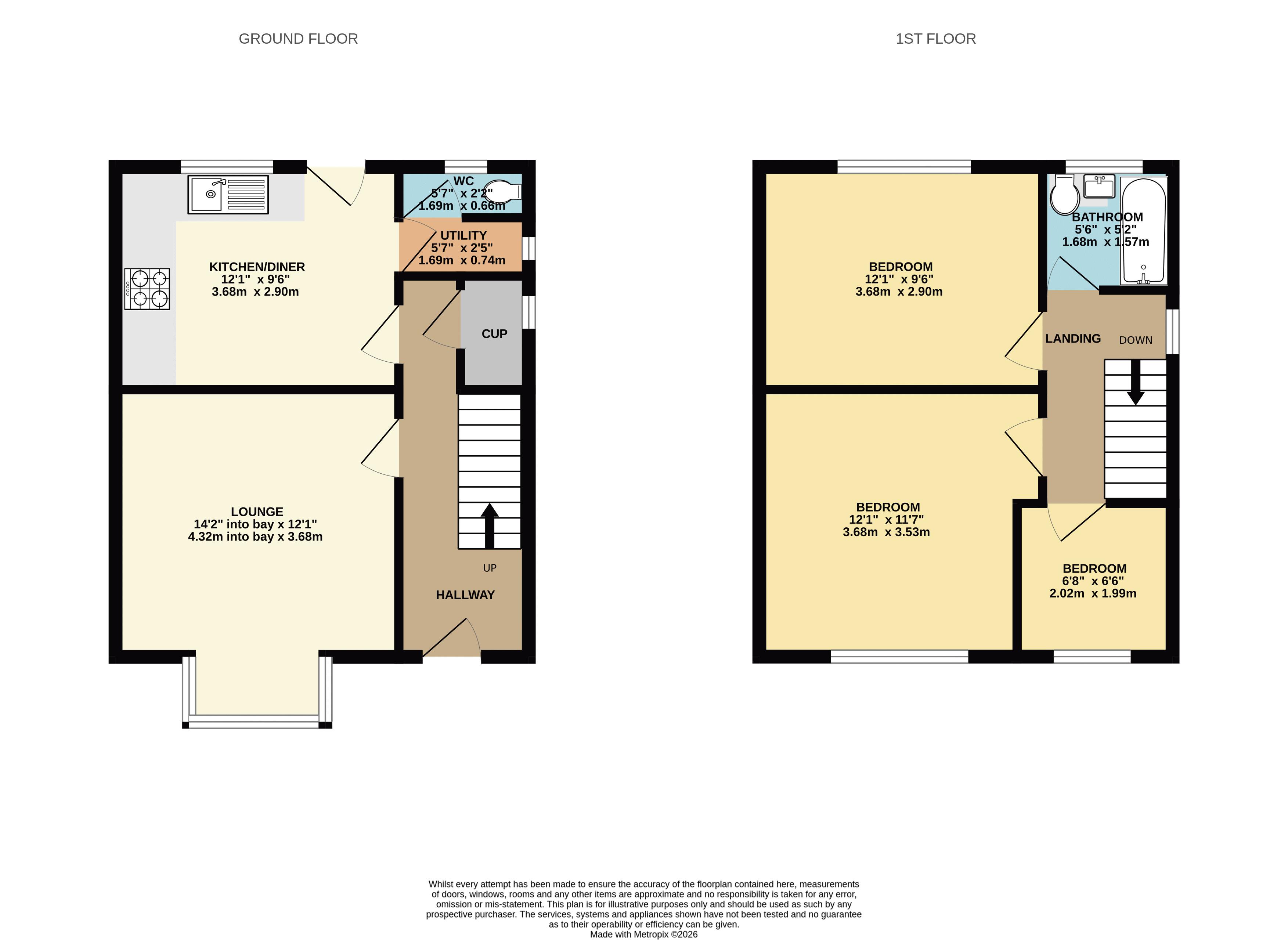 17, Lodge Road, Scunthorpe floorplan