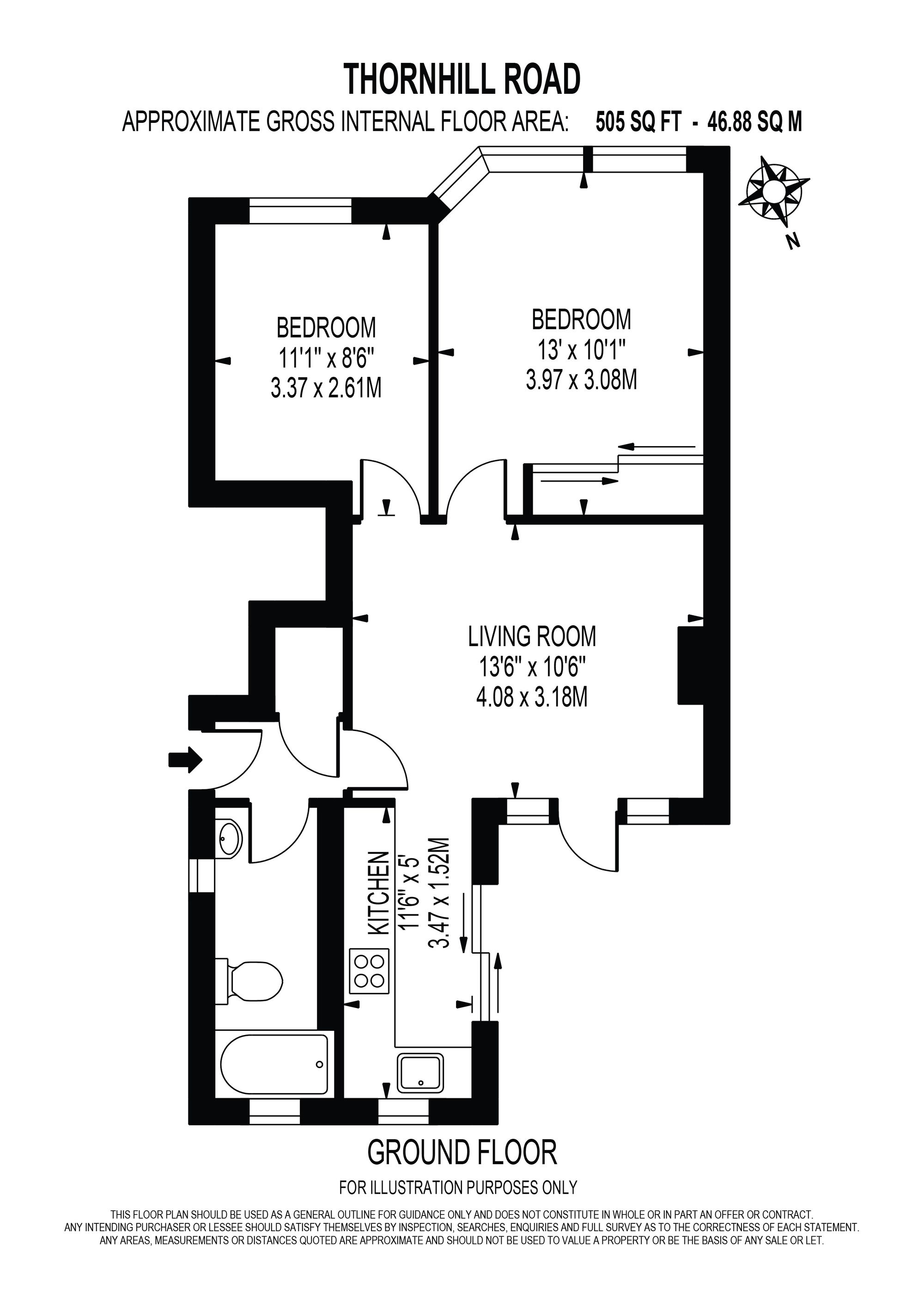 197 Thornhill Road, Surbiton floorplan