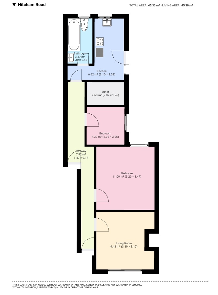 57, Hitcham Road, Walthamstow floorplan