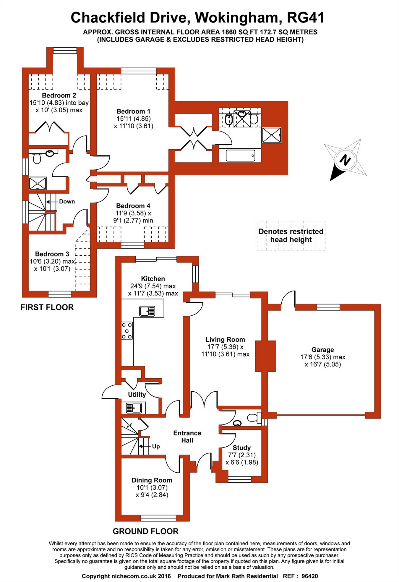 4 Bedrooms Detached house to rent in Chackfield Drive, Winnersh, Wokingham, Berkshire RG41