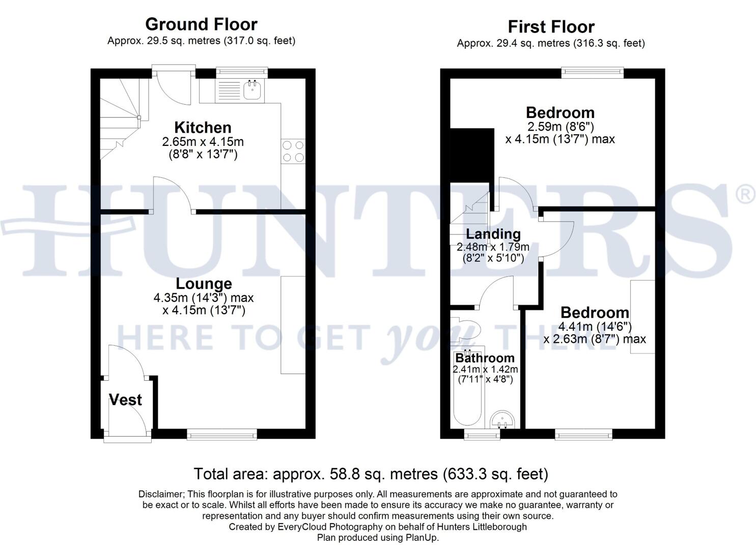 1, Hanover Street, Littleborough floorplan