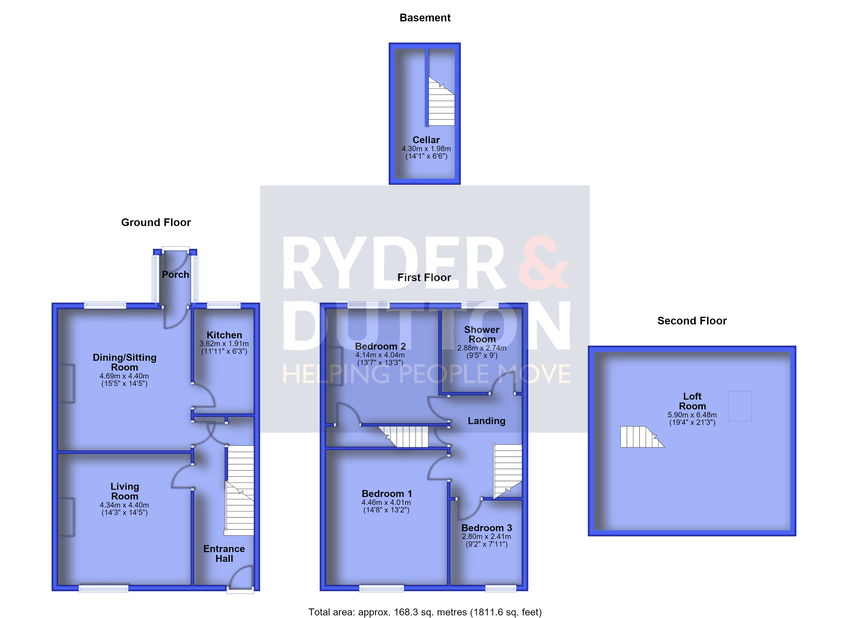 22, Mount Road, Huddersfield floorplan