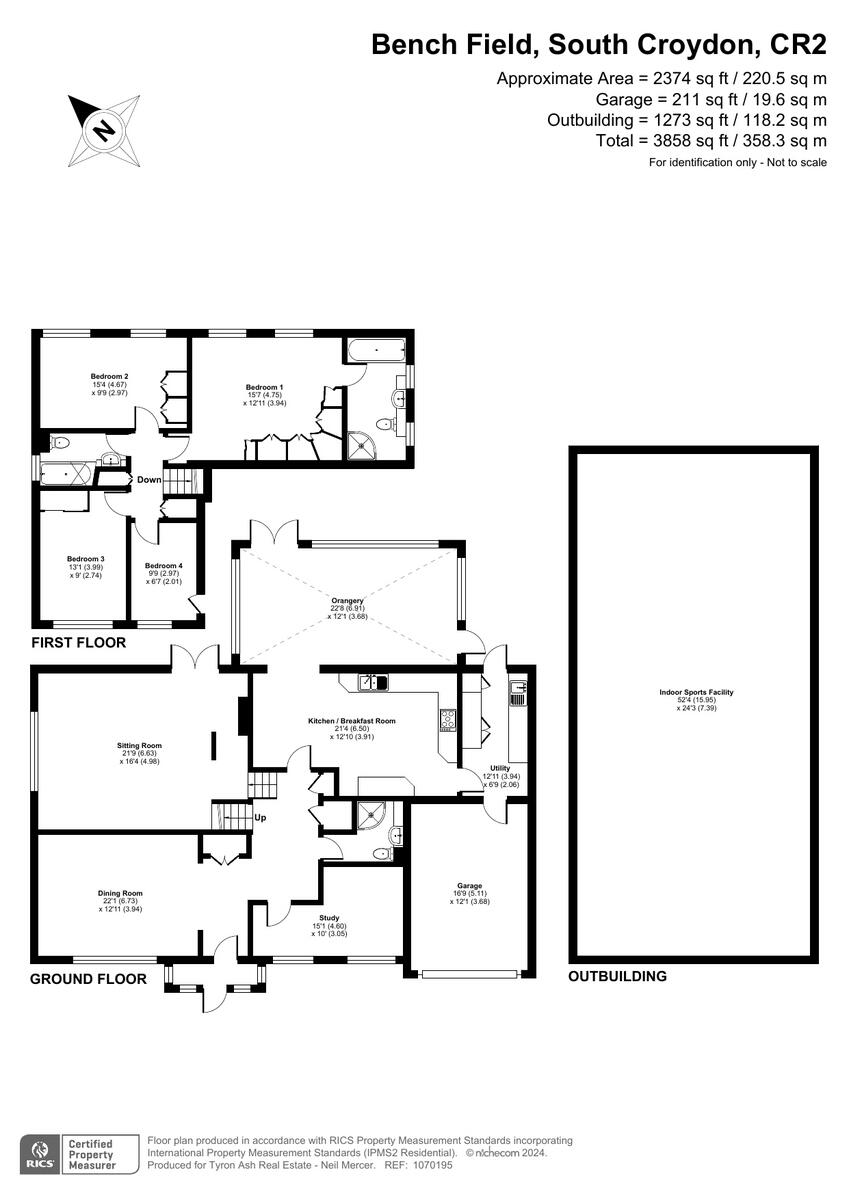 30, Bench Field, South Croydon floorplan
