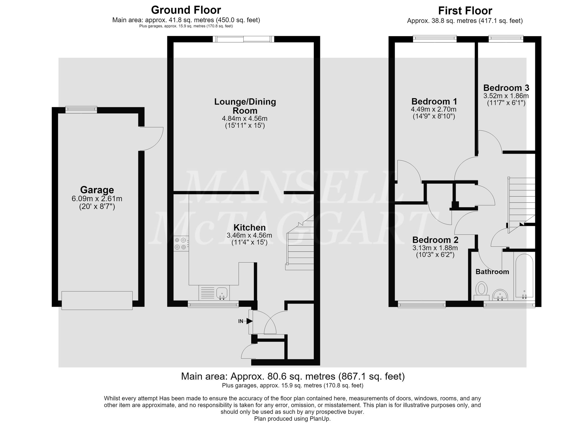 1 Meadowcroft Close, Crawley floorplan