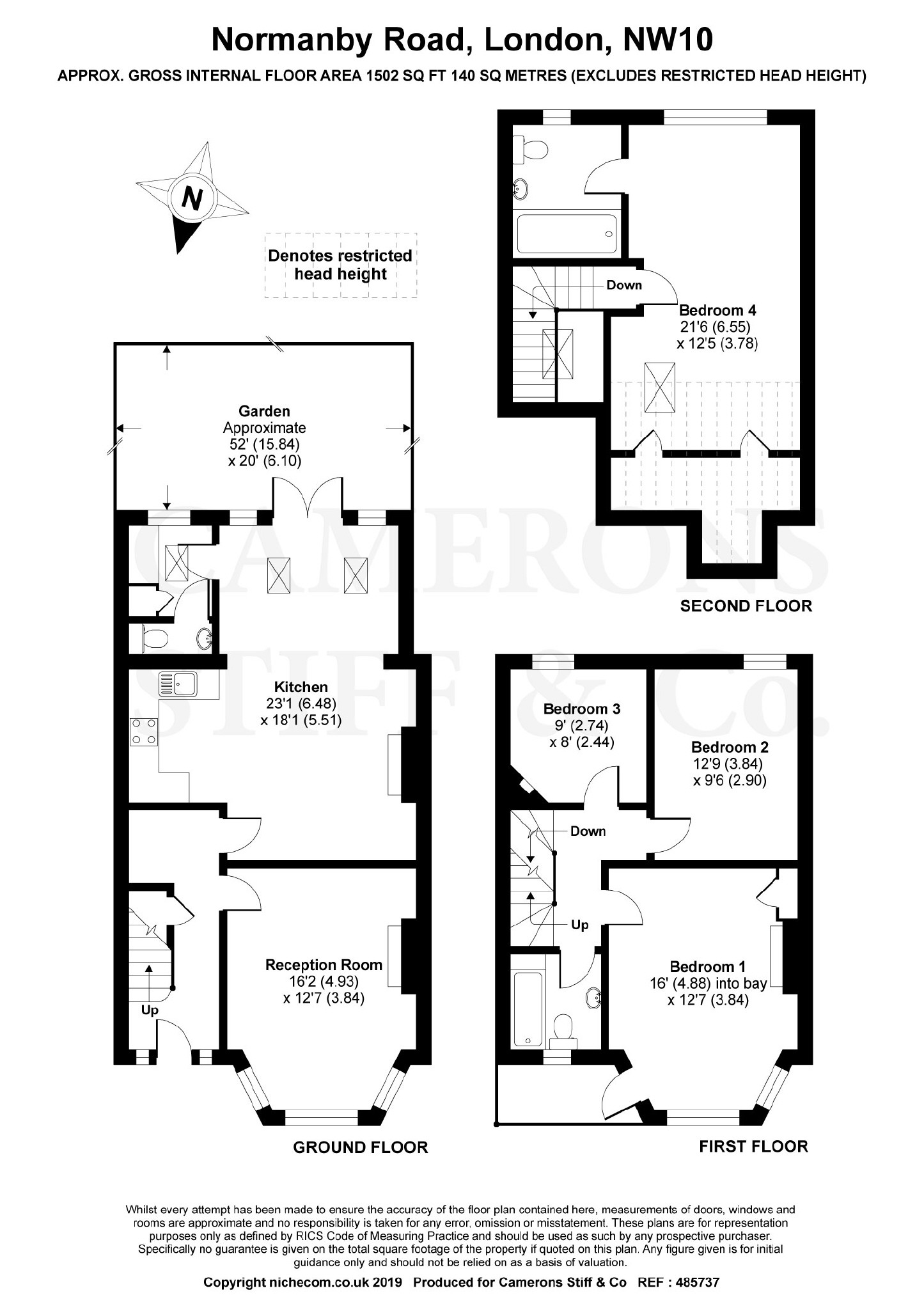 4 Bedrooms  for sale in Normanby Road, Dollis Hill NW10