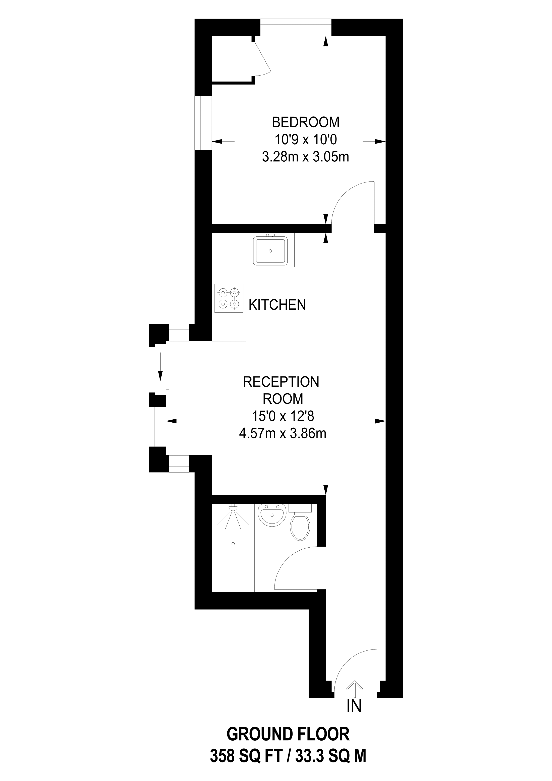 1 Bedrooms Flat to rent in The Vale, Acton W3