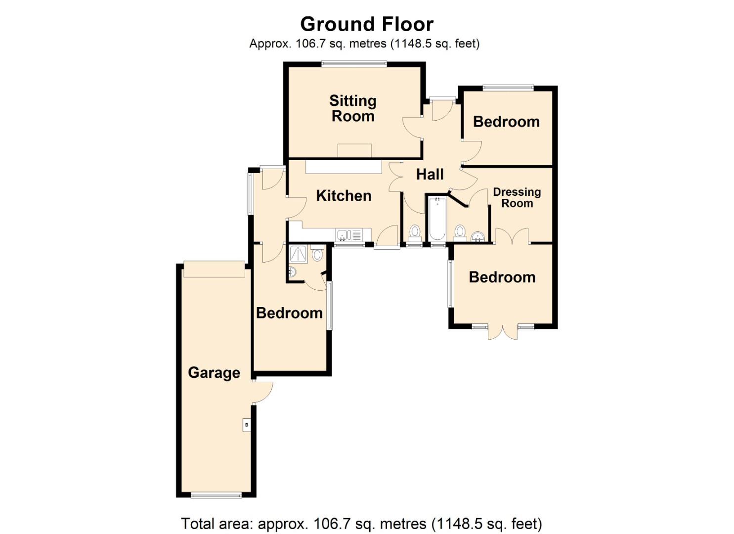 24, Hythe Road, Dymchurch floorplan