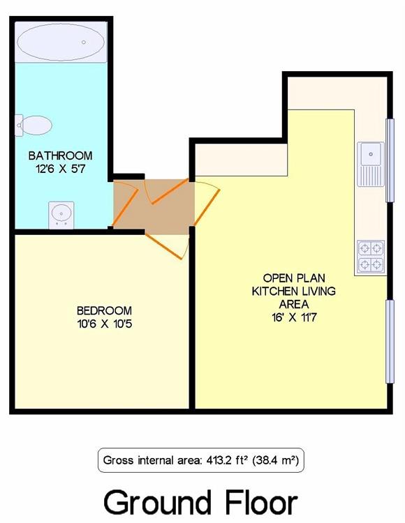 Flat 8c, Langley Parade, Hertfordshire floorplan