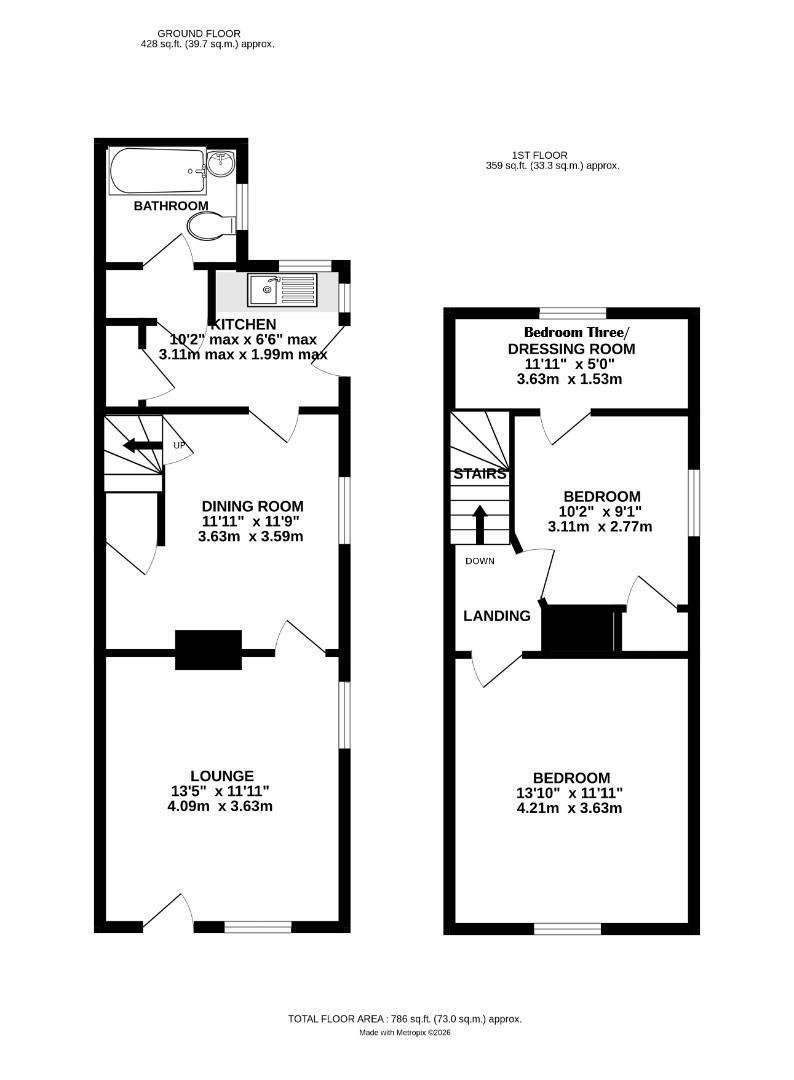 Swiss Cottage, Duton Hill, Dunmow floorplan