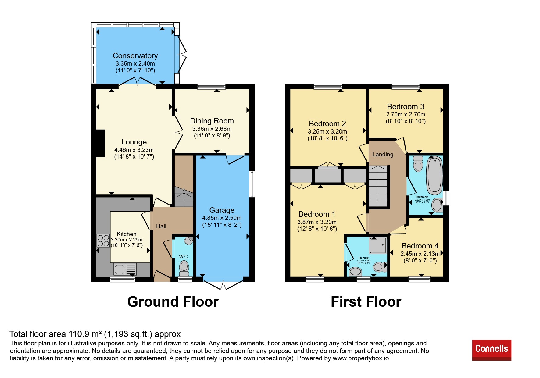 5, Snowberry Court, Braintree floorplan