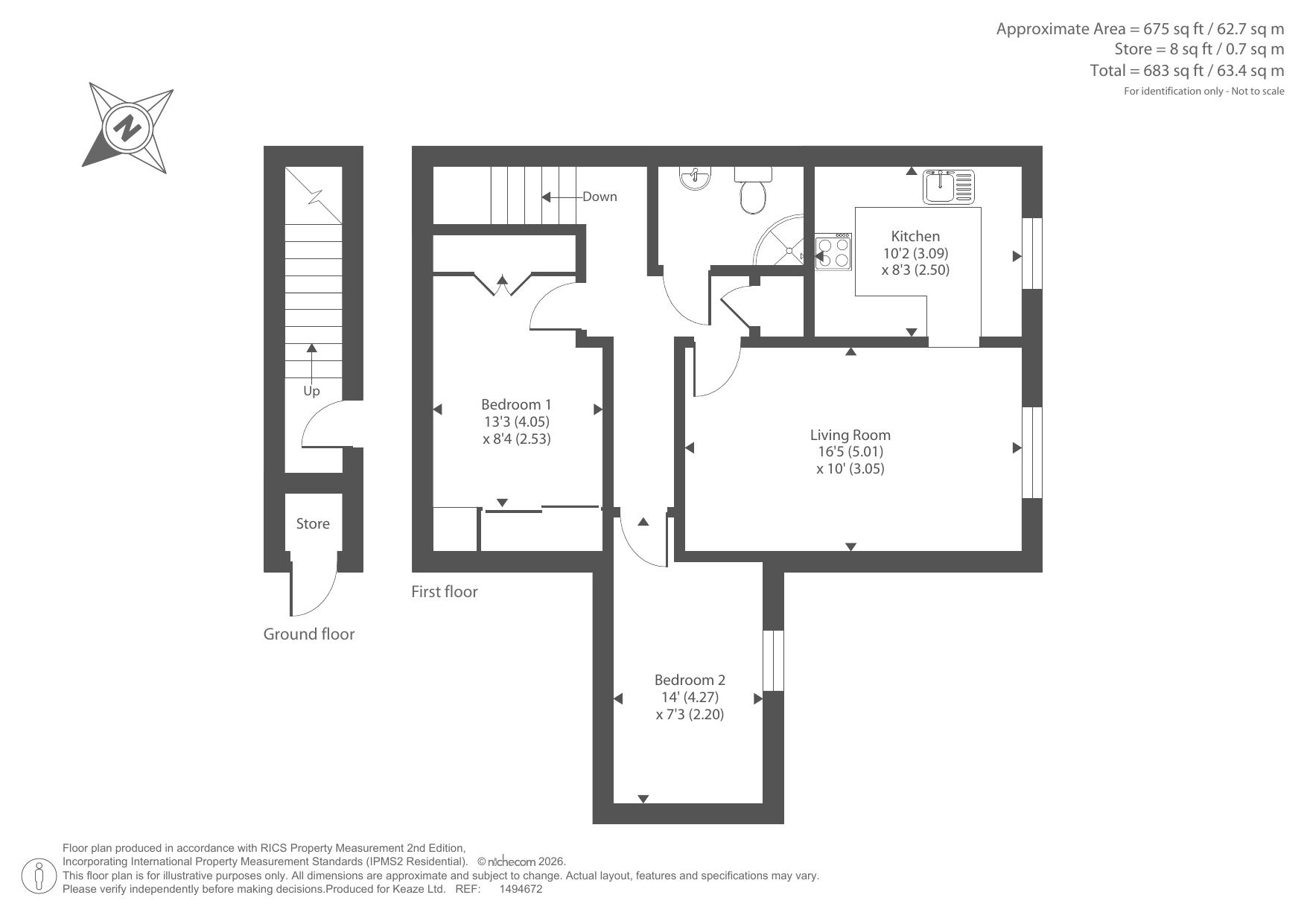 Francis Court, Selby floorplan
