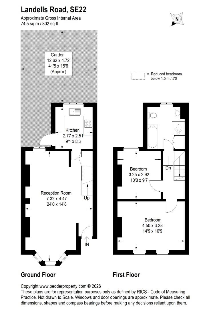 62, Landells Road, London floorplan