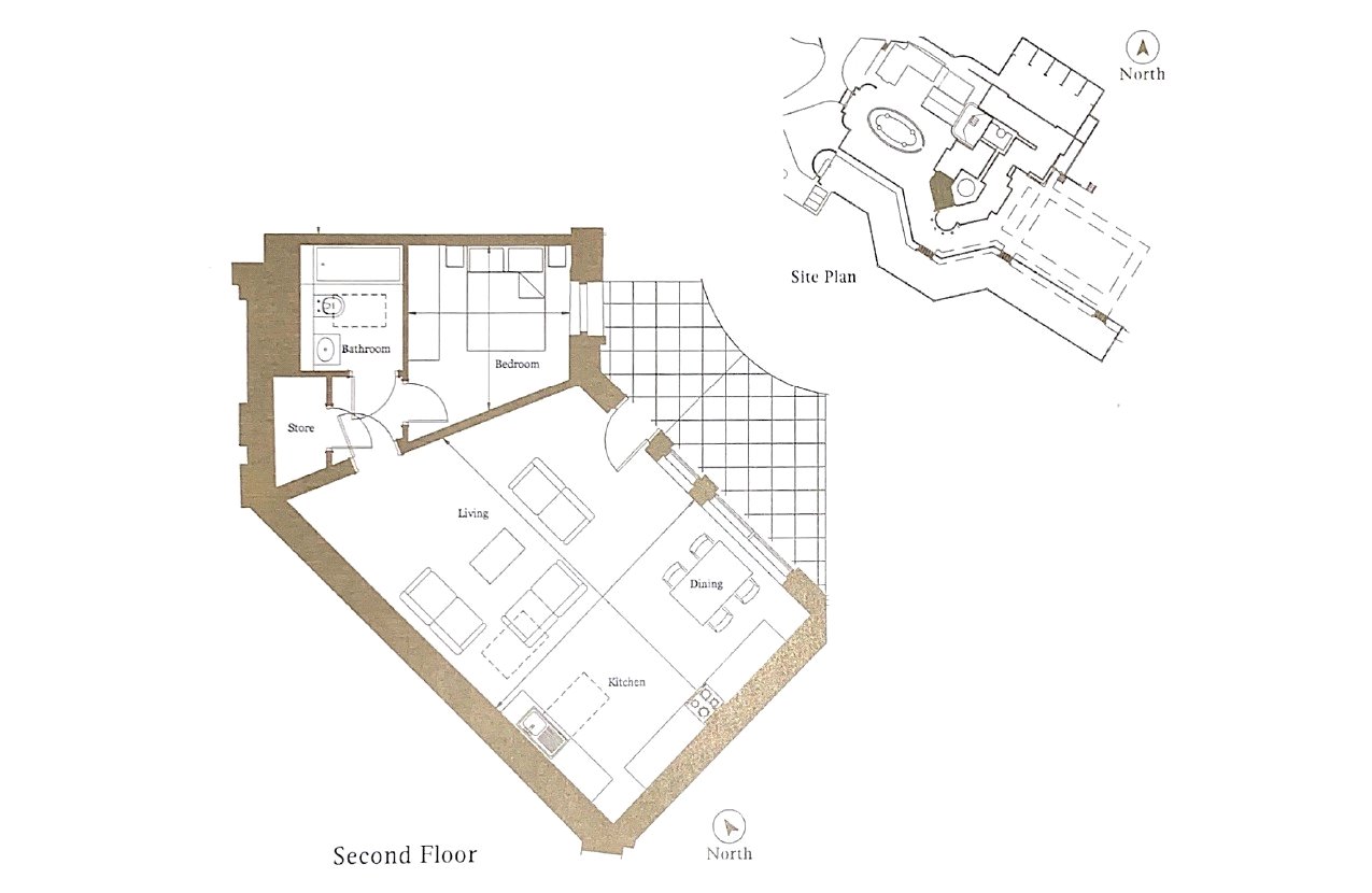 Sundridge Park Mansion, Willoughby Lane, Bromley, Kent BR1, 1 bedroom